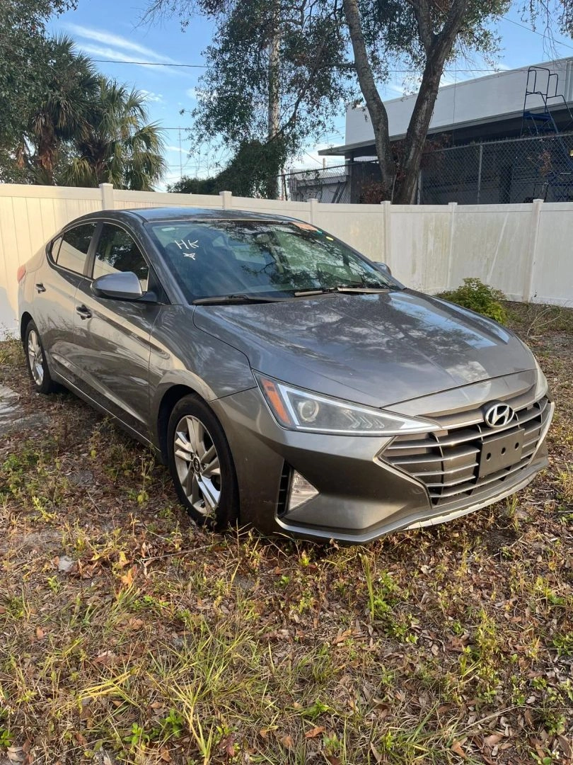 2020 Hyundai Elantra (front three-quarter view)